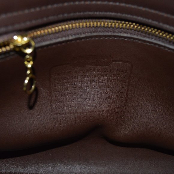 SOLD🚫Coach Vintage USA Made Leather Court Bag - Picture 15 of 15